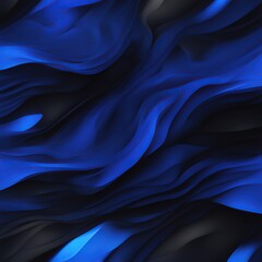 Fototapete - Abstract blue background with some smooth lines