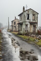 Wall Mural - old house