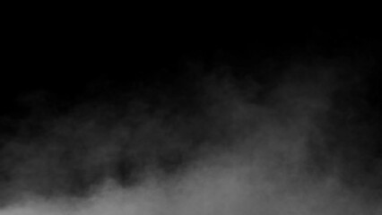 Wall Mural - Realistic dry ice smoke clouds fog overlay perfect for compositing into your shots. Simply drop it in and change its blending mode to screen or add. 3d Illustration.
