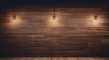 Clean Brown Wooden Wall
