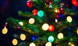 Fototapeta Pokój dzieciecy - christmas tree decorations