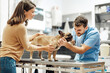© ivanko80 - Cute french bulldog is being examined by the young veterinarian