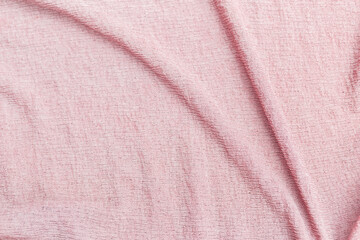 Wall Mural - Pink fabric texture background, Pink waving fabric background