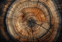 Images Might Show The Cross-section Of A Tree Trunk With Visible Growth Rings, Indicating The Journey Of Time And Development