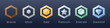 Game rank icon. Rank evolution design