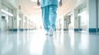 © ORG - medical concept Hospital corridor with various rooms