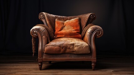 Poster - leather armchair