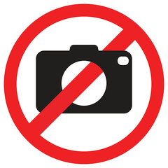 No photography, video recording, Audio Recording, Live Media and sightseeing symbol. prohibition icon. Video, photo, phone, audio, sightseeing prohibited logo pictogram. Vector illustration. 