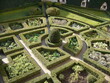 Pałacowy ogród widok z góry