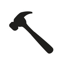 Hammer Tool Vector Symbol Sign Icon
