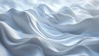 Fondo abstracto 3d con ondas en tonos blancos. Generado por IA.