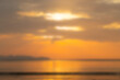 © sattawat - Abstract blurred twilight sky at sea background.