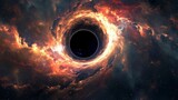 Fototapeta  - hole black space way fiction hydrogen nebula galaxy white earth cloud cosmic atmosphere explosion meteorite deep star concept.