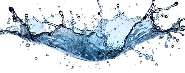  water, splash, bubble, liquid, abstract, drop, blue