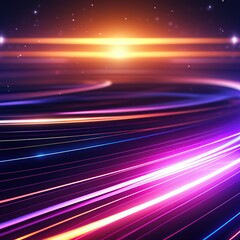 Poster - Abstract background. luminous swirling. Elegant glowing circle.  Sparking particle. Space tunnel. Glossy jellyfish. Colorful ellipse. Glint sphere