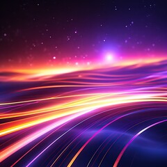 Poster - Abstract background. luminous swirling. Elegant glowing circle.  Sparking particle. Space tunnel. Glossy jellyfish. Colorful ellipse. Glint sphere