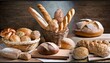 collection of baked bread
