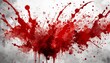 blood or paint splatters on white background graphic resources halloween concept