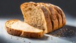 bread slice isolated