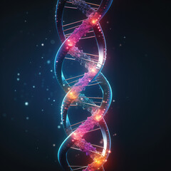 Abstract DNA Helix