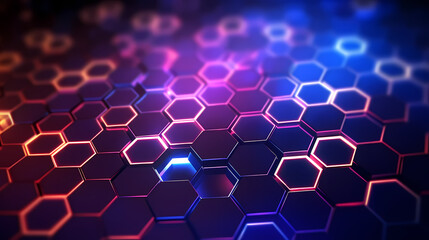 Wall Mural - Technology abstract graphic poster web page PPT background, technology background