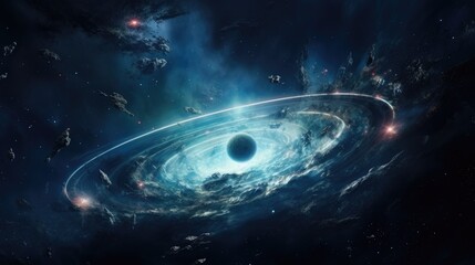 Wall Mural - colorful space galaxy cloud nebula. stary night cosmos. universe science astronomy. supernova planet