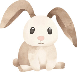 Aufkleber - Bunny created with Generative AI technology