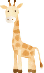 Aufkleber - Giraffe created with Generative AI technology