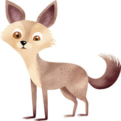 Fototapete - Jackal created with Generative AI technology