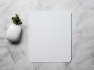 Wall Mural - Ergonomic Mouse Pad Mockup for Comfortable Computing - AI Generated