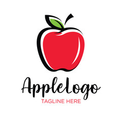 Wall Mural - Apple Logo Design. Simple and Modern. Vector illustration