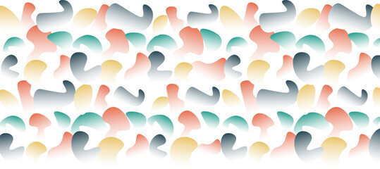 colorful abstract shape curve pattern gradient seamless background