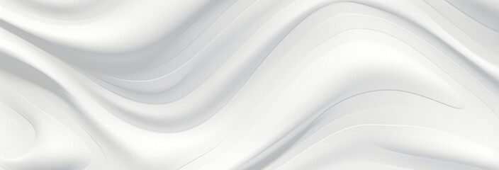 Wall Mural - white wavy background