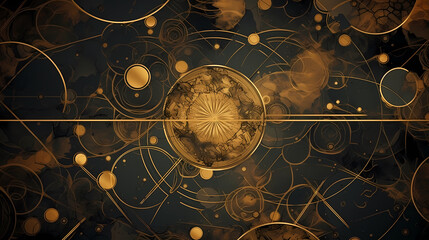 Technology abstract graphic poster web page PPT background, technology background