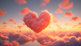 Fototapeta Niebo - Valentine's Day, hearts, Valentine's Day background, wedding background, blank copy space