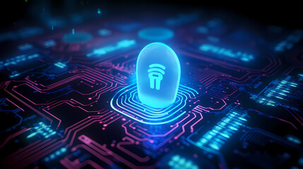 Technology abstract graphic poster web page PPT background, technology background