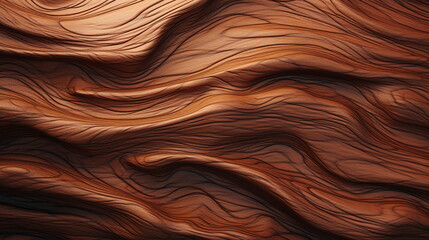 Wall Mural - wood texture with a brown color, rough wood texture - Generative AI