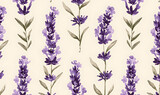 Fototapeta  - lavender pattern,Generative AI