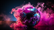 Soccer Ball In Fire