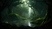 An Eerie Silence Radiates From An Overgrown Hollow In A Forest Broken Only By A Faint Whisper That Drifts On A Chill Wind.