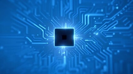 blue technology abstract background