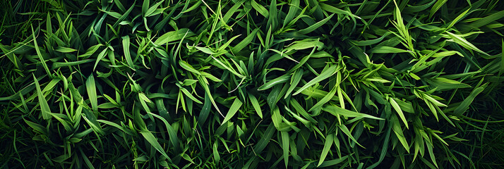 Wall Mural - green grass texture background