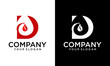 Creative Initial Letter D Drop Water Logo Design Template
