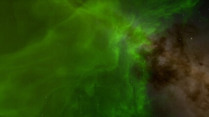 nebula gas cloud in deep outer space

