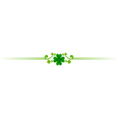 Wall Mural - Clover Leaf Divider