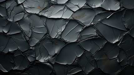 Wall Mural - torn black paper texture