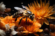 A conceptual image of a Bee made from unconventional materials, such as flowers or feathers, challenging the perception of Bee as solely utilitarian objects.
