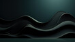 © goku4501 - Luxury geometric natural wave shapes abstract darkness futuristic design. Elegant exclusive design for invitation, wallpaper, greeting, banners, brochures, booklets, advertising. Generative AI