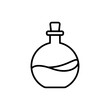 © Upnowgraphic Studio - Magic potion outline icons, minimalist vector illustration ,simple transparent graphic element .Isolated on white background