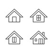 © SANALRENK - Home icons stock illustration.